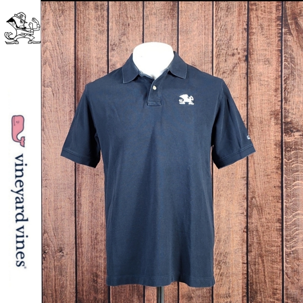 Notre Dame Fighting Irish x Vineyard Vines Mens Polo Excellent Condition
